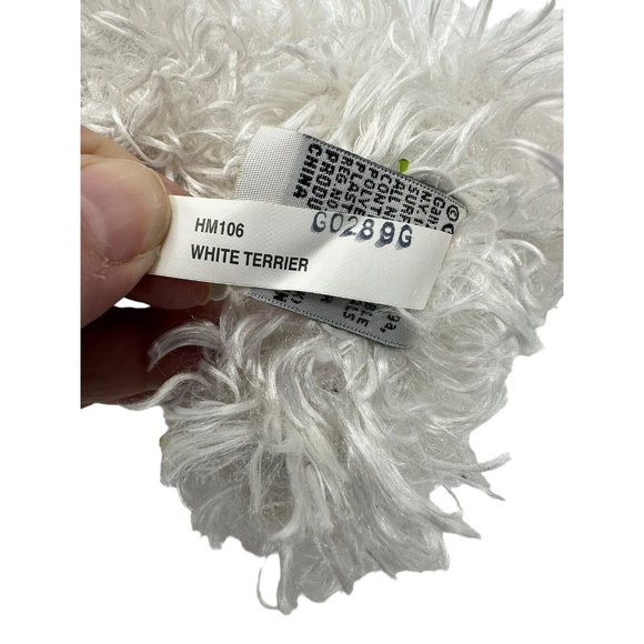 Ganz Webkinz White Terrier Westie Dog 7" Plush Stuffed Animal No Code HM106 Pink - Picture 4 of 4